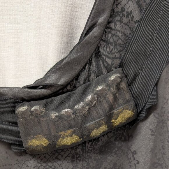 CAbi #155 Jeweled Illusion Tank Top in Black - Picture 9 of 12